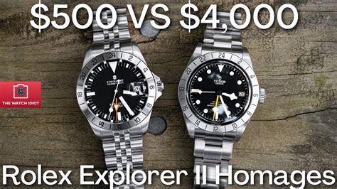 rolex explorer ii vs steinhart|steinhart rolex review.